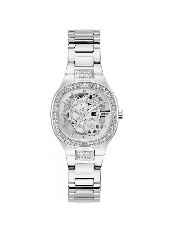 Guess Guess Hodinky GW0941L1 Stříbrná