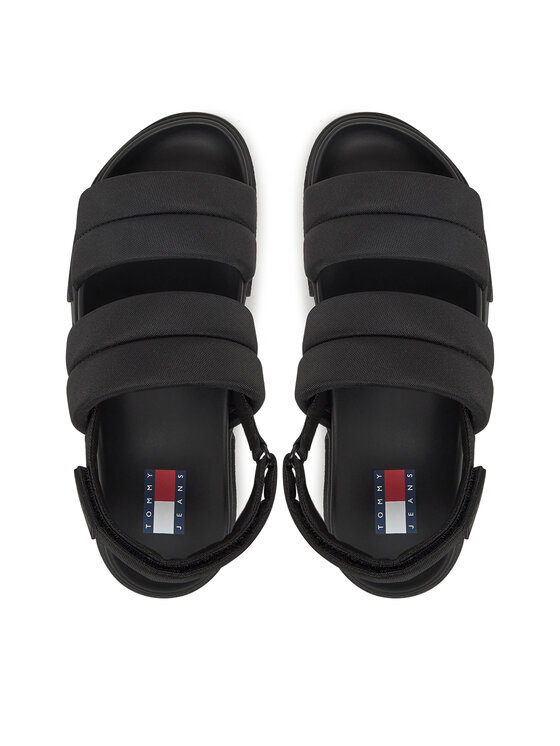 Tommy Jeans Tommy Jeans Szandál Tjw Flatform Sandal EN0EN02802 Fekete