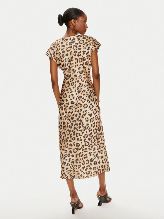 Dixie Dixie Kokteilinė suknelė ALAZJTP Ruda Regular Fit