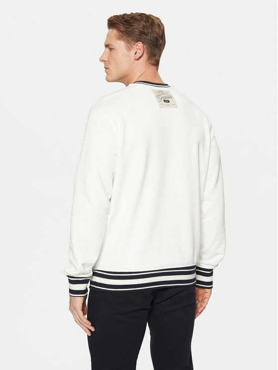 Guess Guess Pulover M5RQ12 KCLK2 Écru Regular Fit