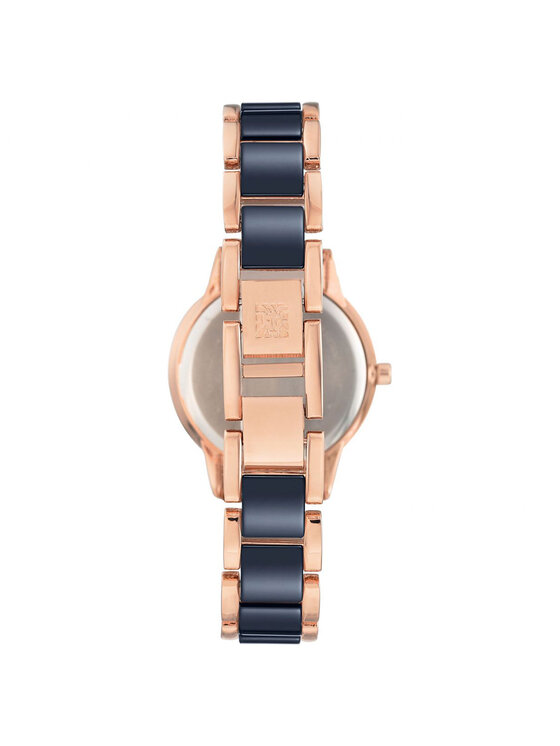 Anne Klein Anne Klein Zegarek AK-3344NVRG Niebieski