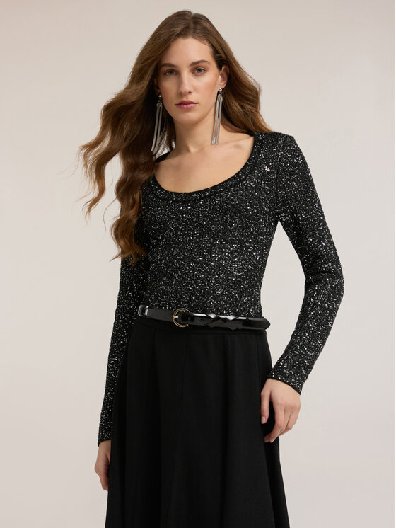 Motivi Motivi Maglione M067W003748N033 Nero Slim Fit