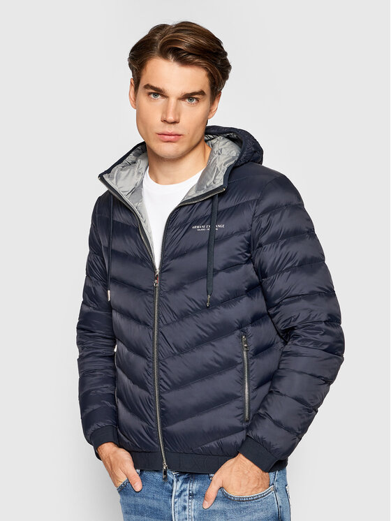 Armani Exchange Armani Exchange Vatovaná bunda 8NZB53 ZNW3Z 5578 Tmavomodrá Regular Fit
