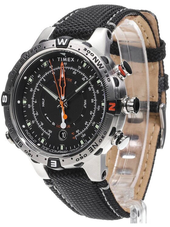 Timex Timex Zegarek TW2V22340 Czarny