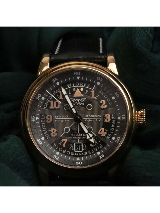 Aviator Aviator Orologio V.3.36.2.294.4 PL Nero
