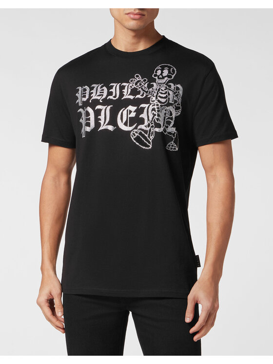 PHILIPP PLEIN PHILIPP PLEIN T-Shirt 15127 Czarny Regular Fit