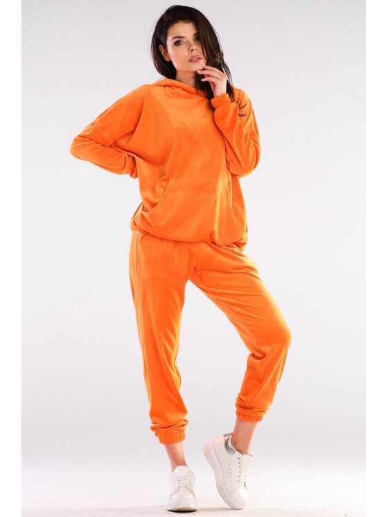 Awama Awama Bluza A420 Pomarańczowy Basic Fit