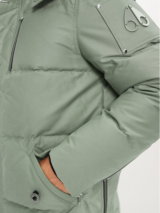 Moose Knuckles Moose Knuckles Vatovaná bunda Original 3Q Neoshear M32MJ128SX Zelená Slim Fit