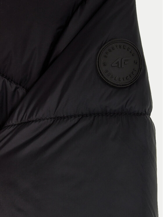 4F 4F Зимова куртка 4FJWAW24TDJAF455 Чорний Regular Fit