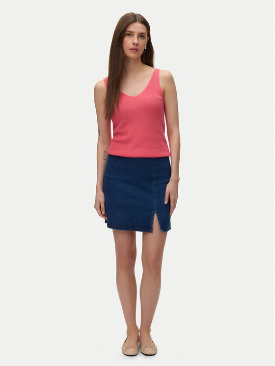 Vero Moda Vero Moda Marškinėliai New Lex Sun 10281877 Koralų Regular Fit