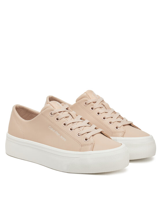 Calvin Klein Jeans Calvin Klein Jeans Sneakers Vulc Flatform Low Mg Lth YW0YW01771 Roz