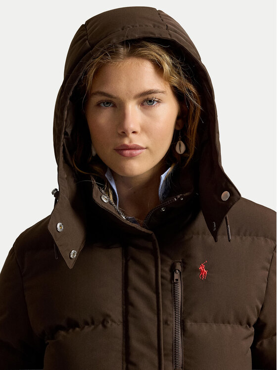 Polo Ralph Lauren Polo Ralph Lauren Daunenjacke 211B17285002 Dunkelbraun Relaxed Fit