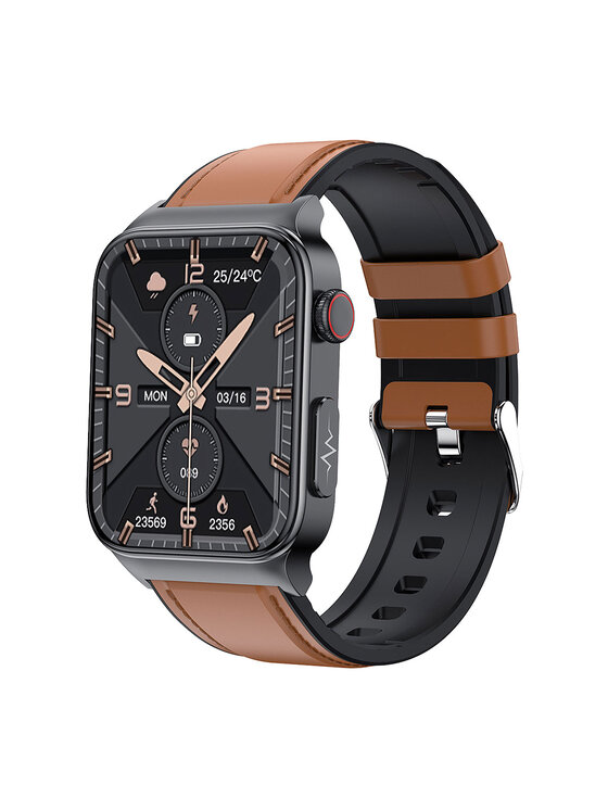 Watchmark Watchmark Smartwatch Cardio One b Καφέ