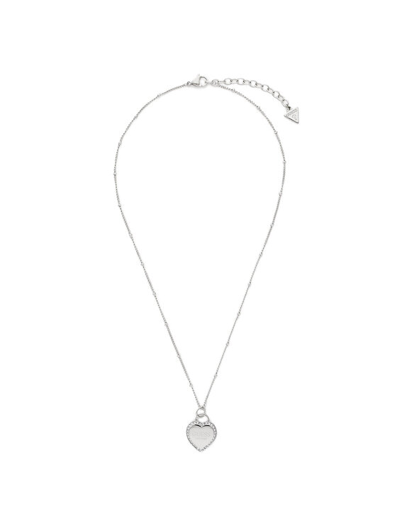 Guess Guess Naszyjnik JUBN01420JW Srebrny