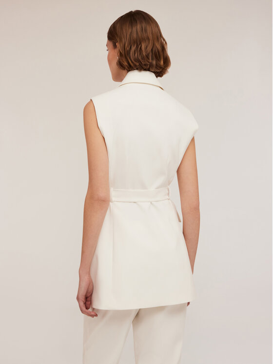 Motivi Motivi Giacca di transizione L026Q100048N011 Bianco Regular Fit