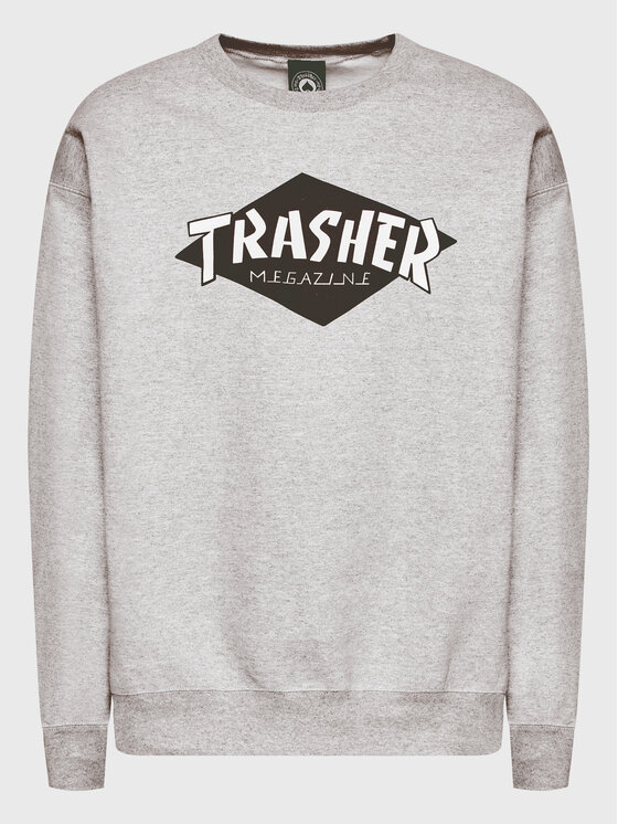 Thrasher Thrasher Džemperis Crew Pilka Regular Fit