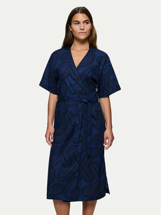 Triumph Triumph Kimono Beach MyWear 10222618 Tmavomodrá Relaxed Fit