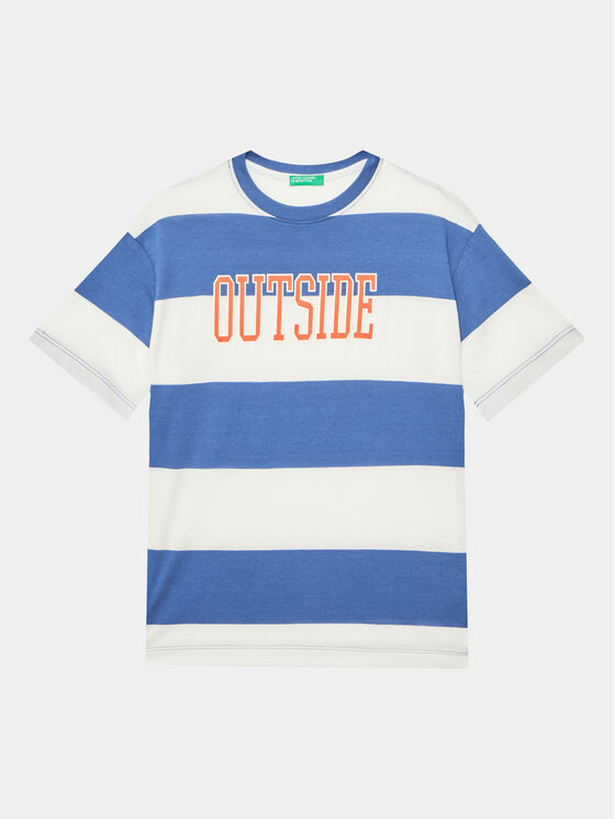 United Colors Of Benetton Tricou 3ZNBC10BN Albastru Regular Fit