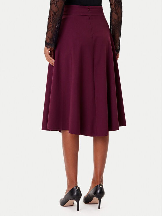Rinascimento Rinascimento Trapeces svārki CFC0126216003 Bordo Regular Fit