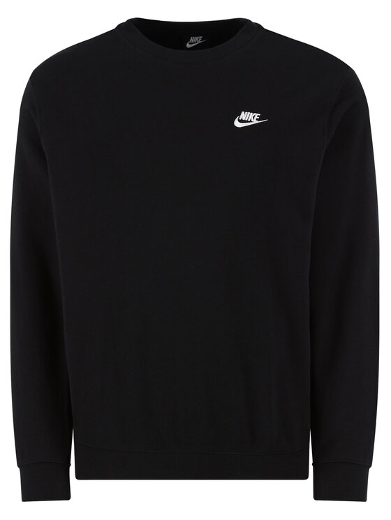Nike Nike Felpa Nsw Club Crv BV2666 Nero Standard Fit