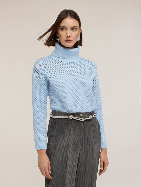 Motivi Motivi Maglione M527W003629N004 Turchese Regular Fit