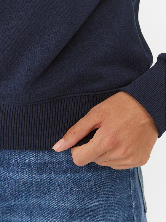 Guess Guess Sweatshirt W3BQ12 KBKM0 Dunkelblau Regular Fit