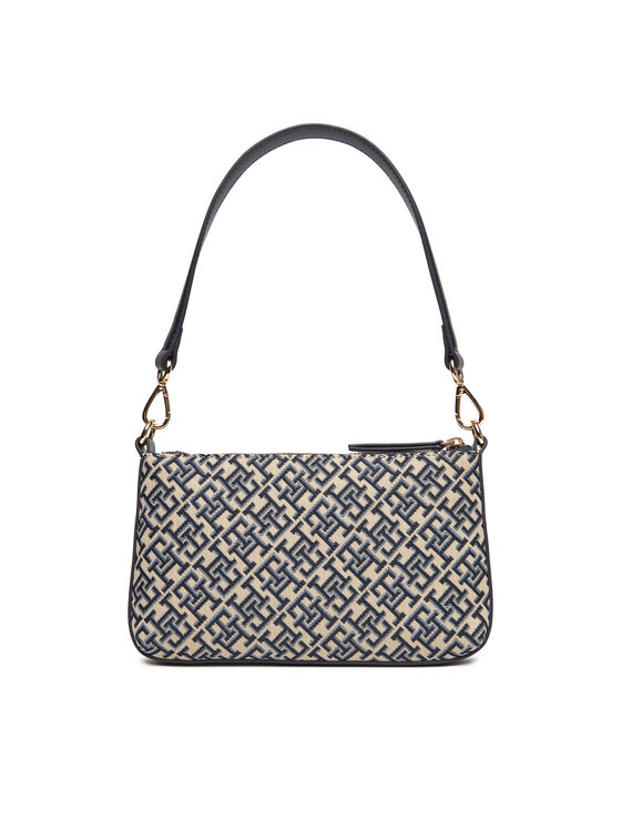 Tommy Hilfiger Tommy Hilfiger Torbica Th Jacquard Shoulder Pouch AW0AW17828 Tamnoplava