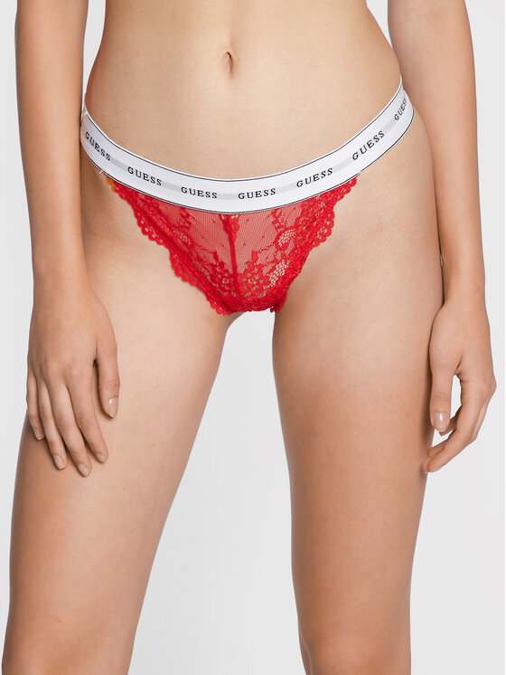 Guess Brazílske nohavičky Belle O97E01 KBBT0 Červená
