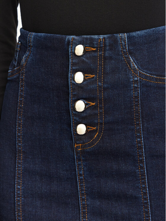Rinascimento Rinascimento Teksaselik CFC0129941003 Tumesinine Regular Fit