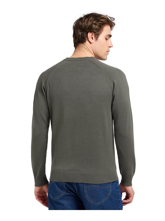 Lee Lee Maglione 112370537 Verde Regular Fit