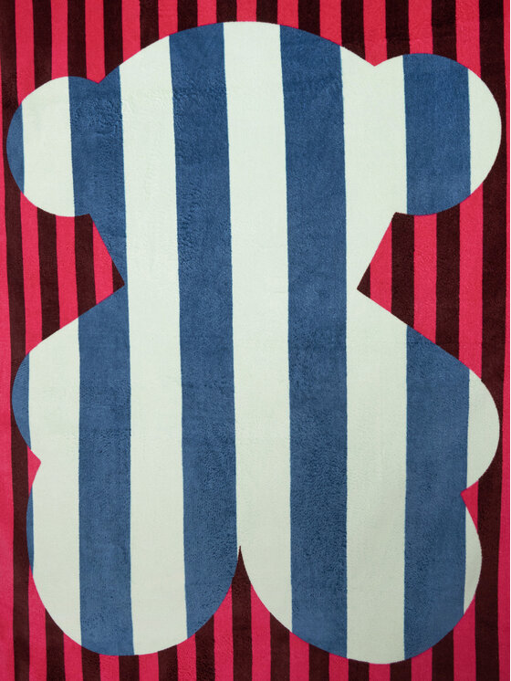 TOUS TOUS Ručník T Stripes Motifs 20024438 Modrá