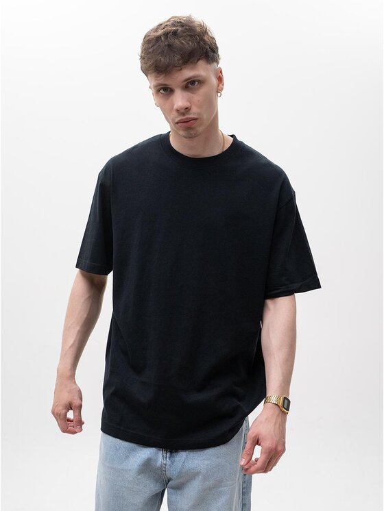 MyStars MyStars T-Shirt 129636 Czarny Oversize