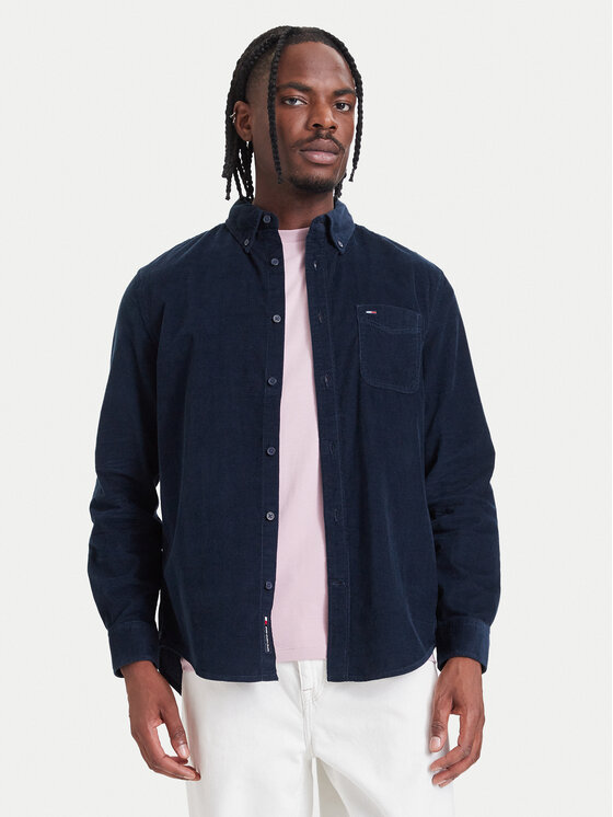 Tommy Jeans Tommy Jeans Hemd DM0DM23517 Dunkelblau Regular Fit