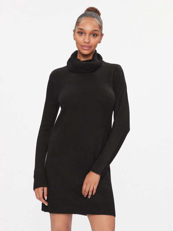 JDY Úpletové šaty 15265240 Čierna Regular Fit