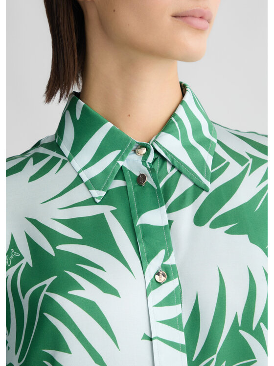 Liu Jo Liu Jo Camicia CA5 Verde Regular Fit