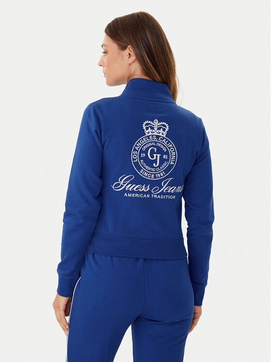 Guess Jeans Guess Jeans Sweatshirt W5YQ17 K68I4 Blau Regular Fit
