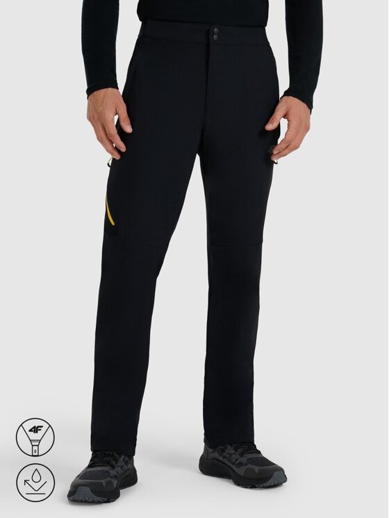 4F 4F Outdoorové kalhoty 4FRAW25TFTRM1233-20S Černá Regular Fit