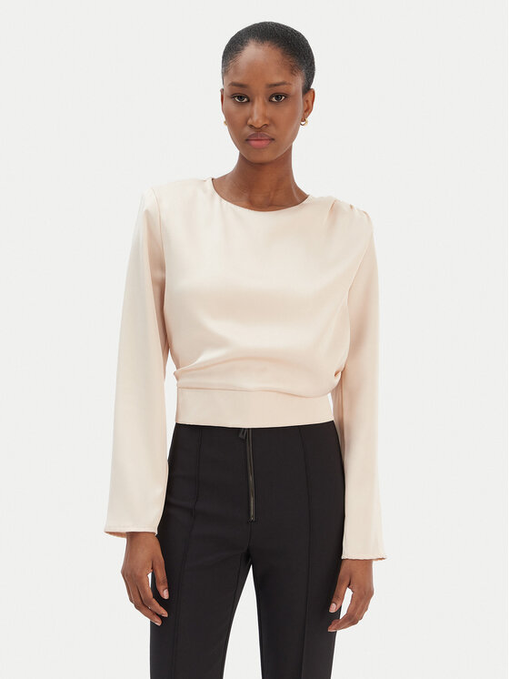 Rinascimento Rinascimento Bluse CFC0126404003 Beige Regular Fit