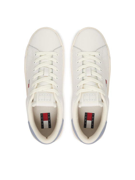 Tommy Hilfiger Tommy Hilfiger Αθλητικά Tjw Script Cupsole Flatform EN0EN02961 Εκρού