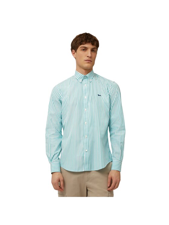 Harmont & Blaine Harmont & Blaine Camicia CRN001013152M Verde Regular Fit