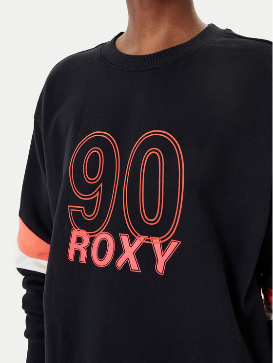 Roxy Roxy Суитшърт Essential Energy ERJFT04994 Черен Regular Fit