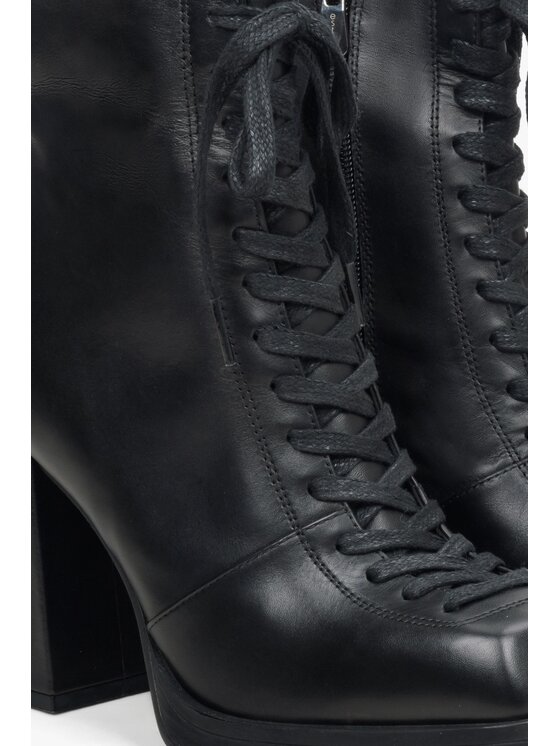 Estro Estro Μποτάκια ER00114699 Μαύρο