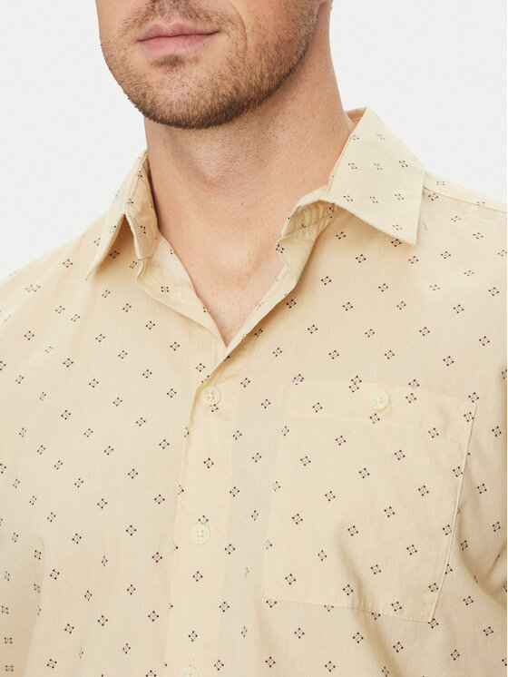 Blend Blend Camicia 20718220 Beige Regular Fit