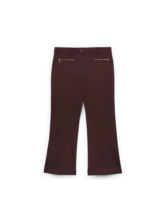 Fiorella Rubino Fiorella Rubino Pantaloni di tessuto P183L002209N022 Marrone Flare Fit