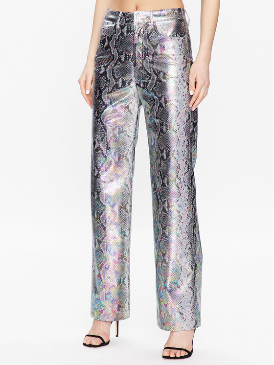 Pantaloni in similpelle Snake RT2436 Multicolore