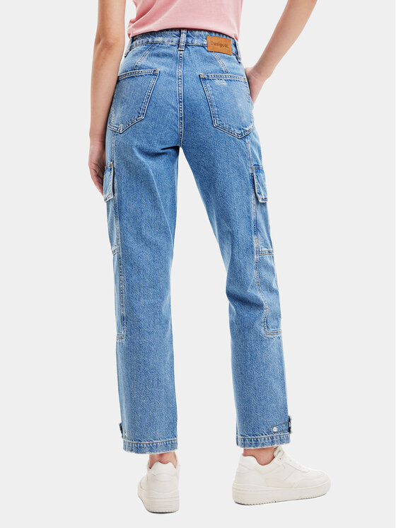 Desigual Desigual Jeans 23WWDD40 Blu Cargo Fit