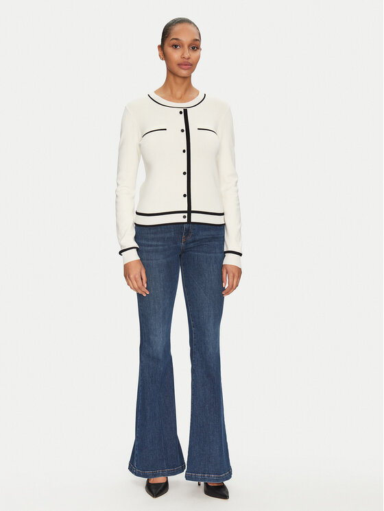 Morgan Morgan Sweter 251-MJUANI Écru Regular Fit