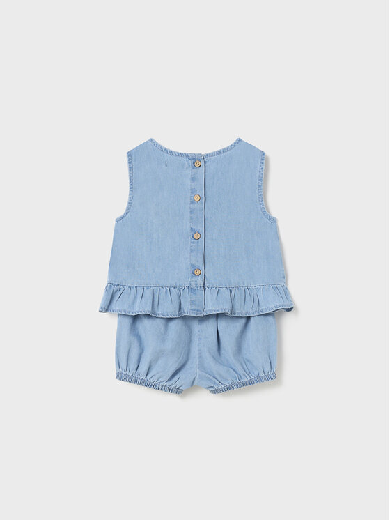 Completo sportivo maglietta e shorts 1275 Blu