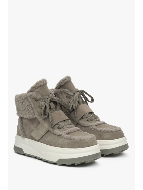 Estro Estro Μποτάκια ER00115862 Γκρι