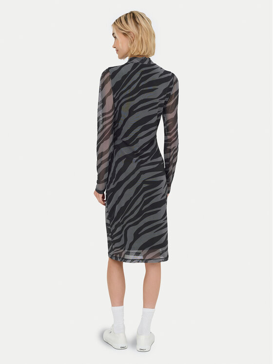 ONLY ONLY Ежедневна рокля Erica 15355845 Сив Regular Fit